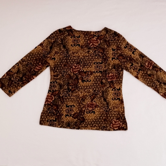 NOTATIONS Floral Top, size S - Picture 2 of 11